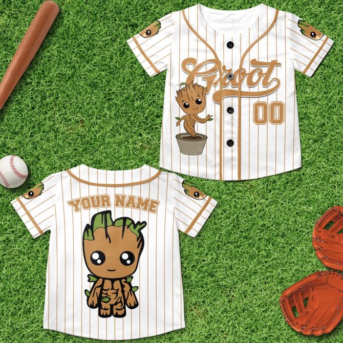 Customizable Cute Tree Baseball Jersey - Fun Sports Shirt For Fans - Image 5