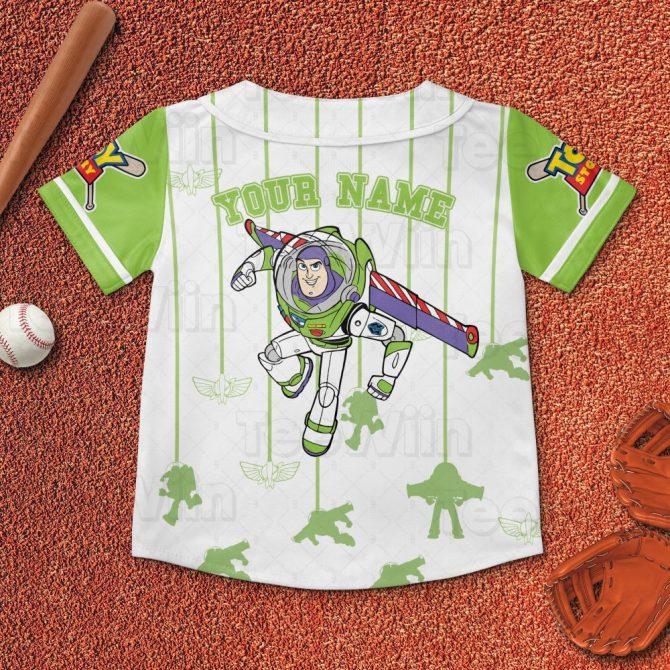 Customizable Buzz Lightyear Baseball Jersey - Toy Story Fan Gift - Personalized Name Option - Image 5