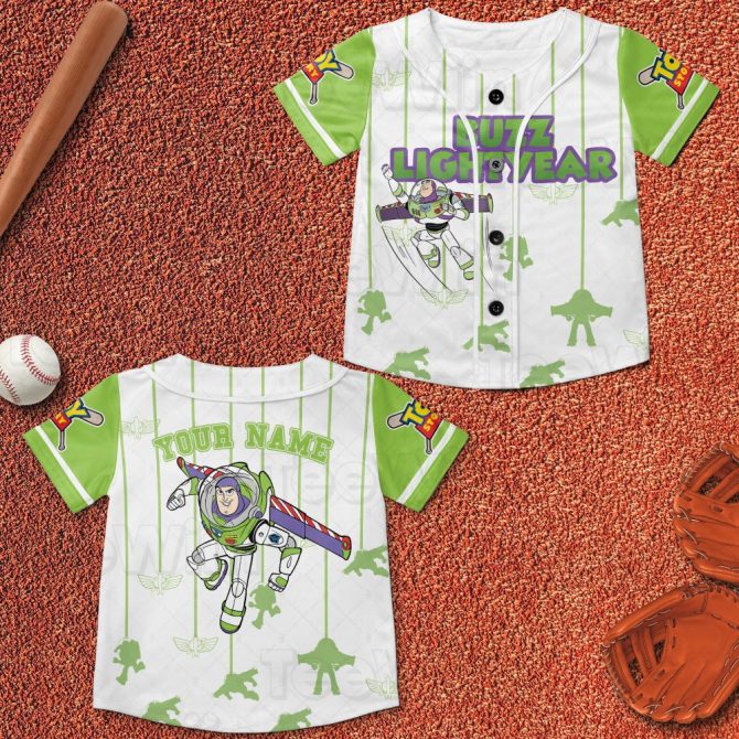 Customizable Buzz Lightyear Baseball Jersey - Toy Story Fan Gift - Personalized Name Option - Image 6