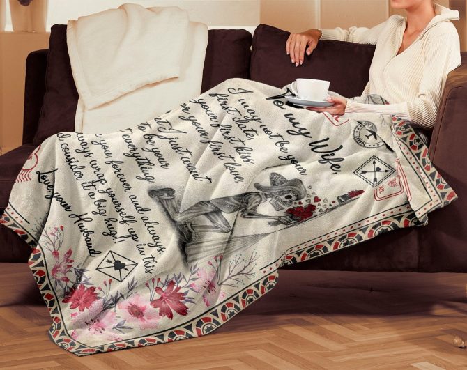 Personalized Romantic Love Letter Blanket - Thoughtful Gift For Her - Cozy, Unique & Heartfelt Keepsake - Image 4