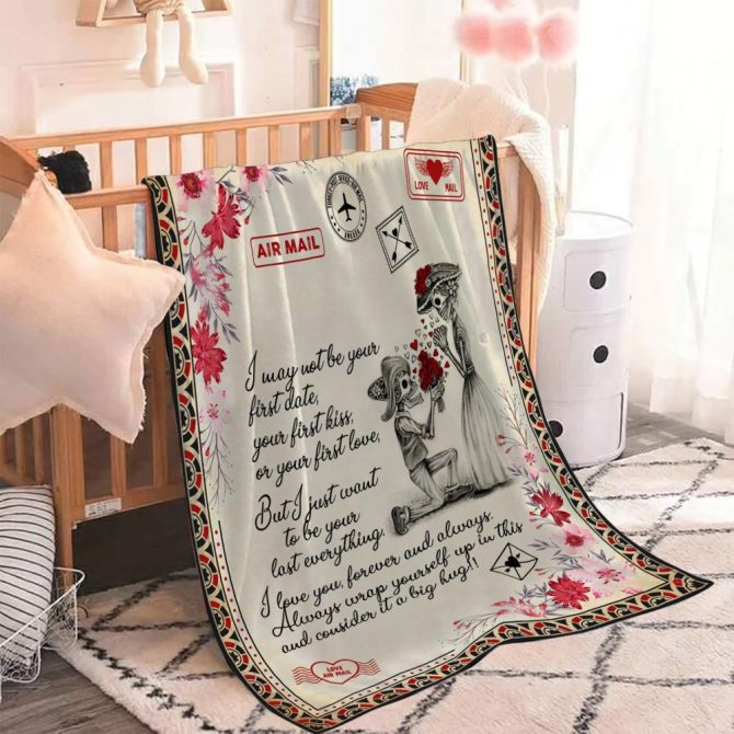Personalized Romantic Love Letter Blanket - Thoughtful Gift For Her - Cozy, Unique & Heartfelt Keepsake - Image 2