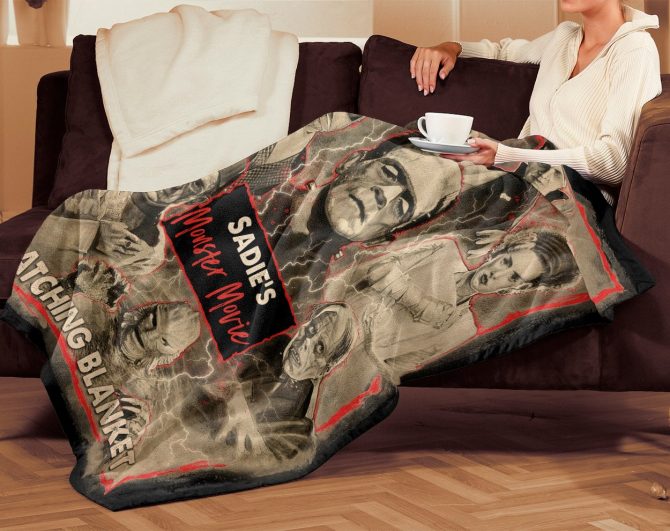 Customizable Monster Movie Blanket – Perfect For Cozy Horror Nights! - Image 2