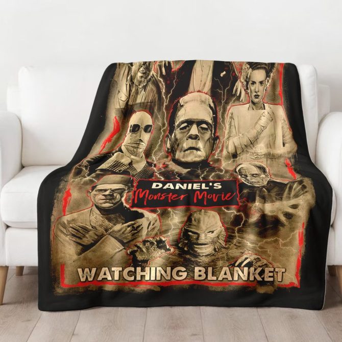 Customizable Monster Movie Blanket – Perfect For Cozy Horror Nights! - Image 3