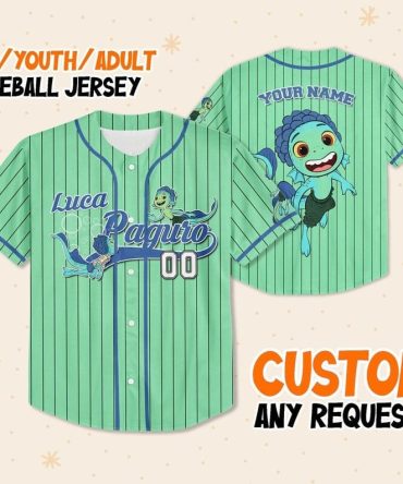 Custom Kids/Adults Green Baseball Jersey - Add Your Name & Design Today!