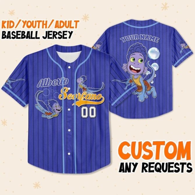 Custom Kids/Youth/Adult Baseball Jersey - Personalized Name & Design - Perfect Gift!