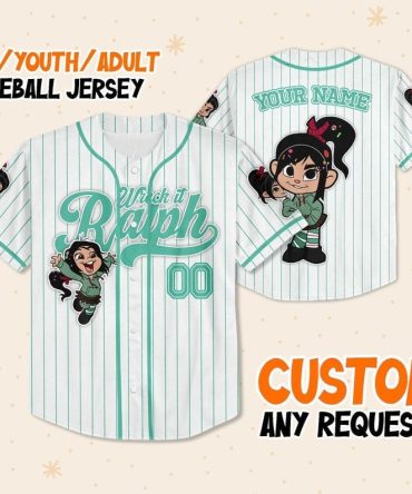 Custom Kids/Youth/Adult Baseball Jersey – Personalized With Your Name & Design