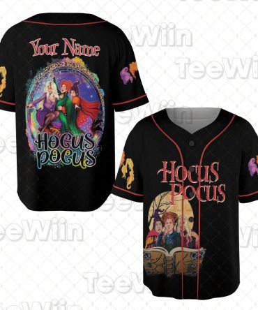 Hocus Pocus Custom Baseball Jersey – Personalized Witchy Halloween Apparel