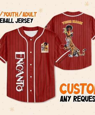 Custom Encanto Baseball Jersey For Kids/Youth/Adults – Personalize With Your Name