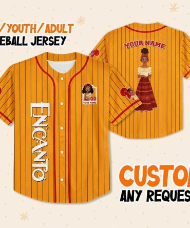 Personalized Encanto Baseball Jersey - Custom Name For Kids, Youth & Adults