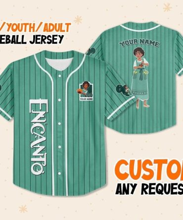 Custom Encanto Baseball Jersey For Kids/Youth/Adults - Personalized Design!