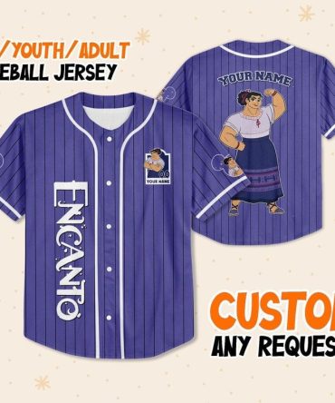 Custom Encanto Baseball Jersey For Kids/Youth/Adults - Personalize With Any Name!