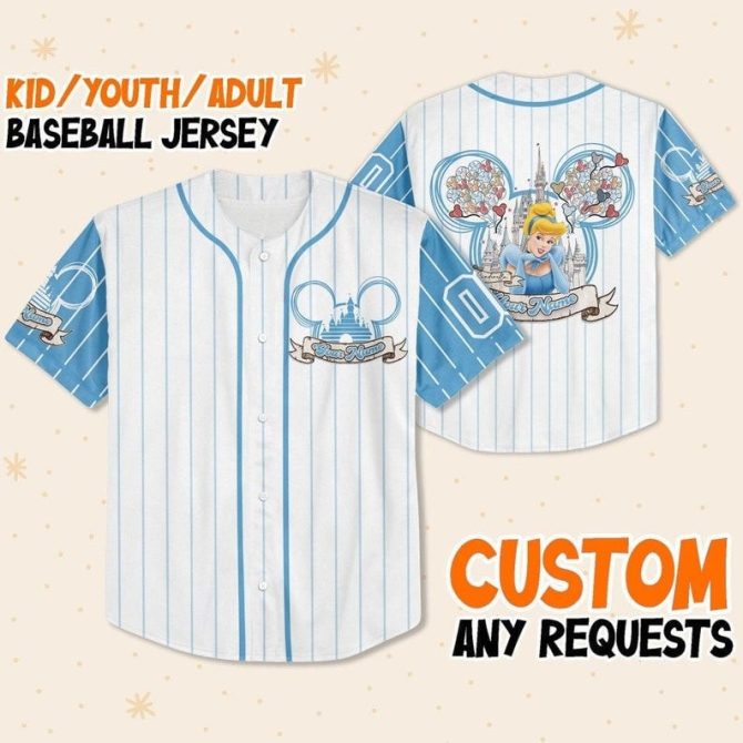 Custom Kids/Adult Baseball Jersey - Personalized Fantasy Theme - Unique Gift Idea!