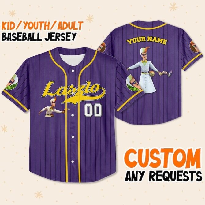 Custom Youth/Adult Baseball Jersey - Your Name & Design - Perfect Gift!