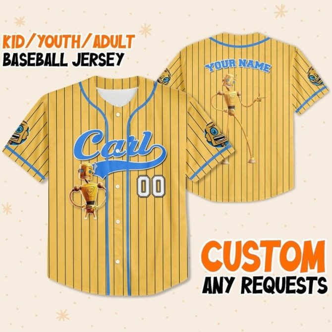Customizable Kid/Youth/Adult Baseball Jersey – Personalize Name & Number – Unique Design!