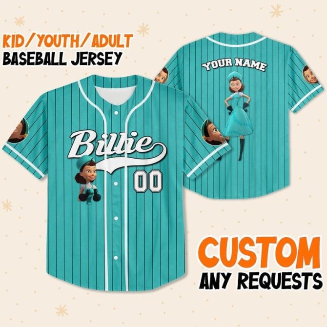 Custom Kids/Adult Baseball Jersey - Personalized Name & Design - Perfect Gift!