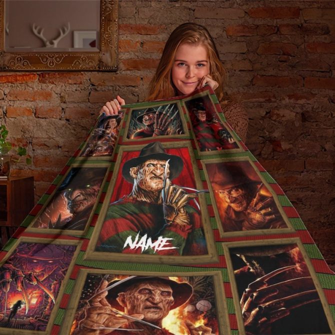 Custom Horror Movie Fleece Blanket – Cozy, Personalized Gift For Fans - Image 4