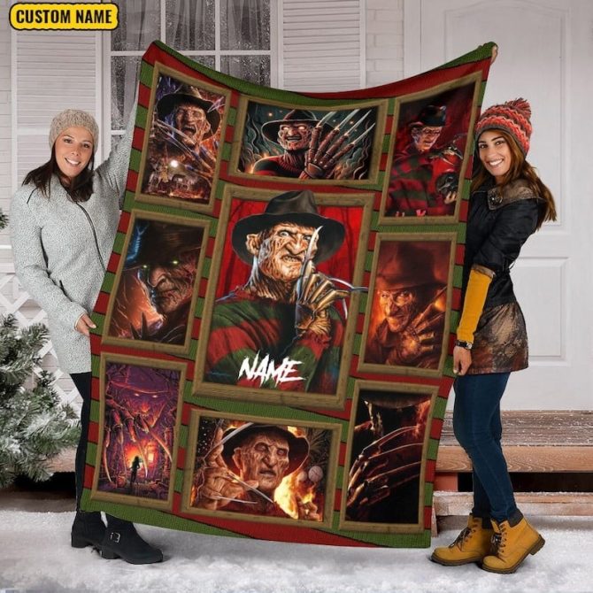 Custom Horror Movie Fleece Blanket – Cozy, Personalized Gift For Fans