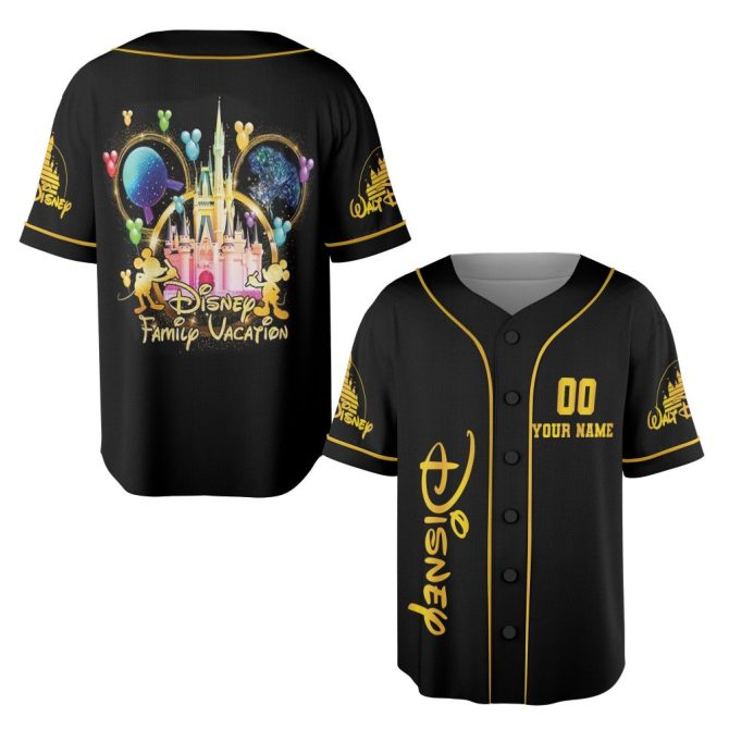 Custom Disney Family Vacation Jersey – Personalized Magic Castle Design