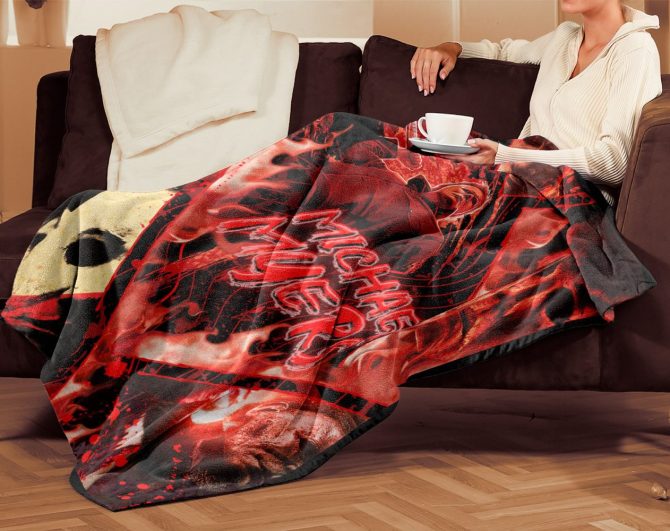 Custom Horror Movie Inspired Blanket - Add Your Name For A Spooky Touch! - Image 2
