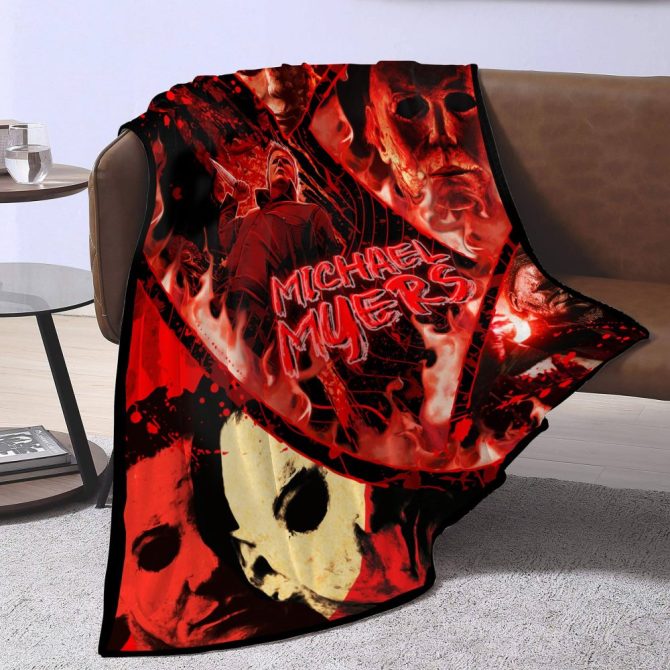 Custom Horror Movie Inspired Blanket - Add Your Name For A Spooky Touch! - Image 3