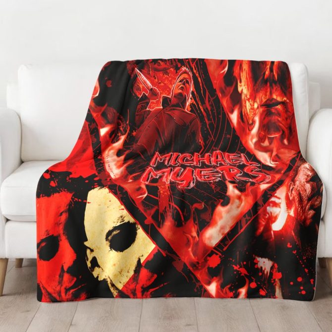 Custom Horror Movie Inspired Blanket - Add Your Name For A Spooky Touch! - Image 4