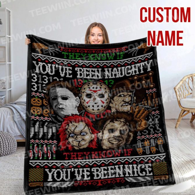 Custom Horror Movie Blanket - Personalized Michael Myers Design - Cozy Fleece Throw For Movie Nights - Image 9