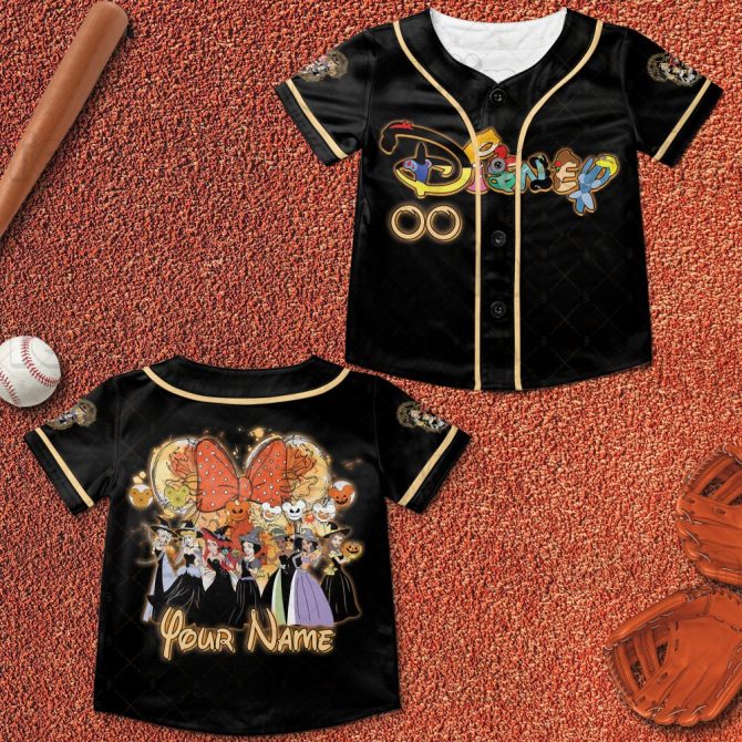 Custom Disney Halloween Jersey - Personalized Name & Iconic Characters - Unique Gift! - Image 6