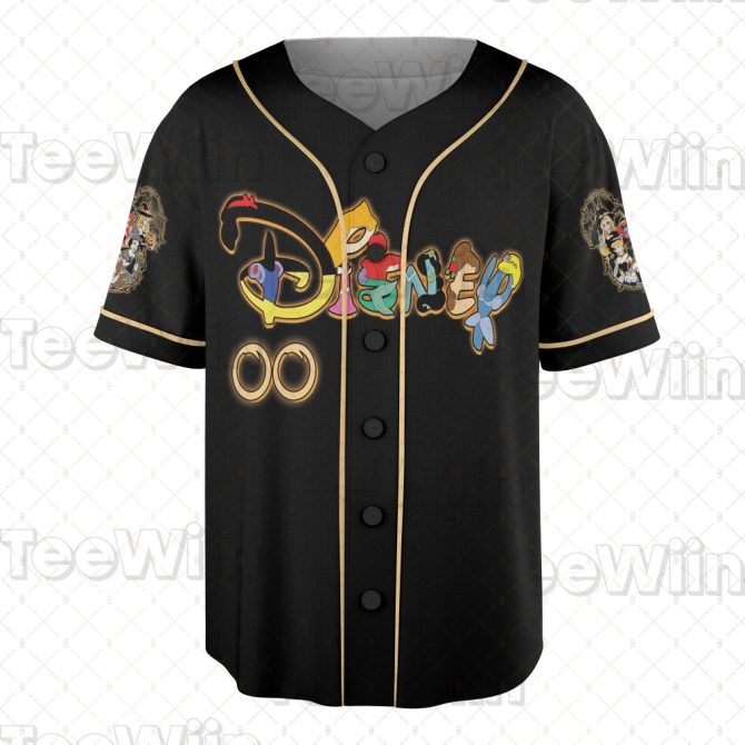 Custom Disney Halloween Jersey - Personalized Name & Iconic Characters - Unique Gift! - Image 2