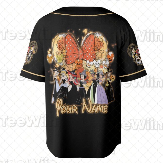 Custom Disney Halloween Jersey - Personalized Name & Iconic Characters - Unique Gift! - Image 3