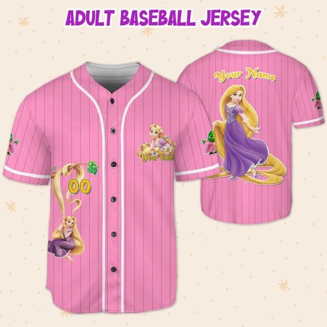 Custom Pink Baseball Jersey - Kids/Youth/Adult - Add Your Name & Number - Perfect Gift! - Image 4