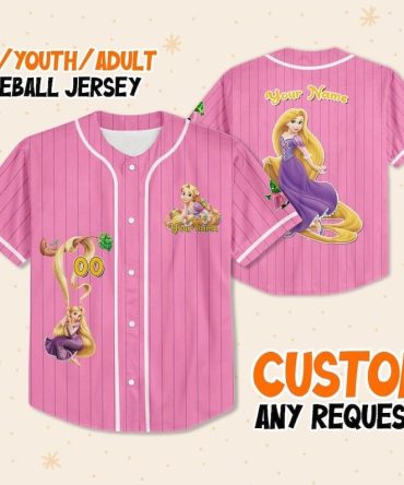 Custom Pink Baseball Jersey - Kids/Youth/Adult - Add Your Name & Number - Perfect Gift!