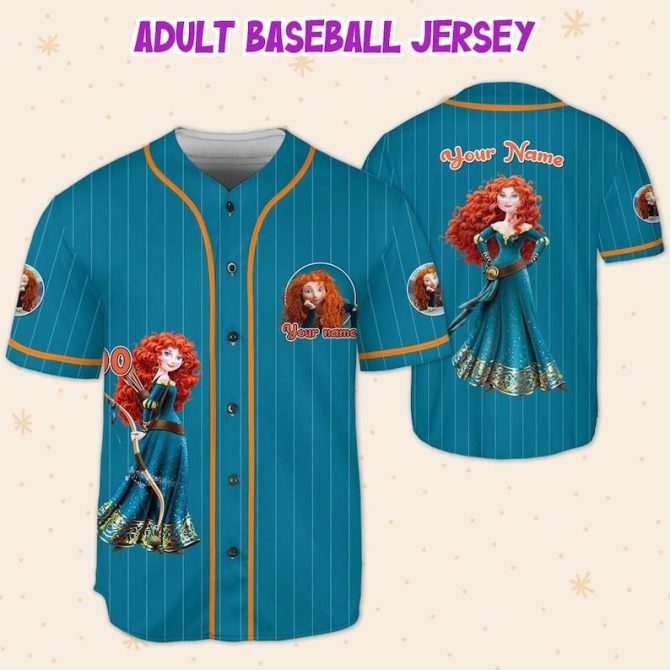 Customizable Princess Baseball Jersey – Add Your Name & Show Your Style! - Image 3