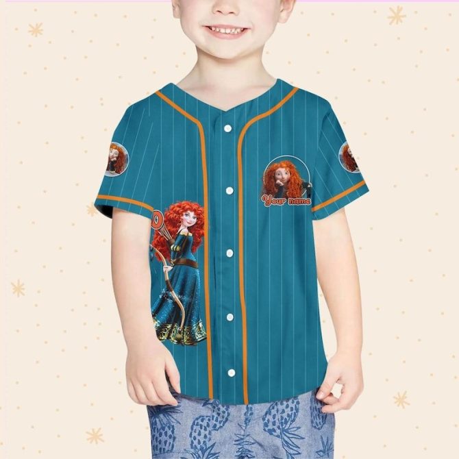 Customizable Princess Baseball Jersey – Add Your Name & Show Your Style! - Image 4