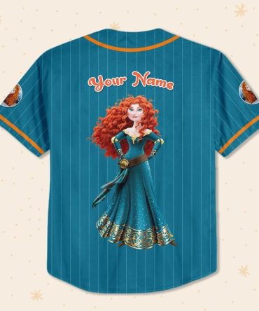 Customizable Princess Baseball Jersey – Add Your Name & Show Your Style!