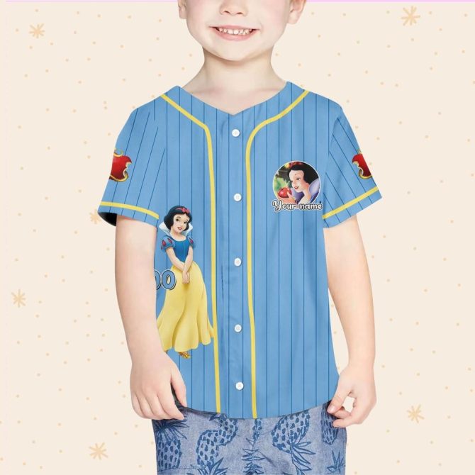 Customizable Kids/Youth/Adult Baseball Jersey With Fairy Tale Design – Personalize With Your Name! - Image 4