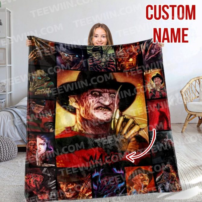Custom Horror Movie Blanket - Personalized Name - Cozy & Unique Gift For Fans - Image 4