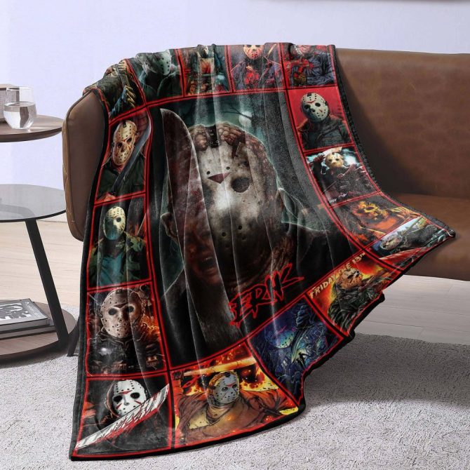 Custom Horror Movie Blanket - Personalized Name, Perfect For Fans & Cozy Nights! - Image 2