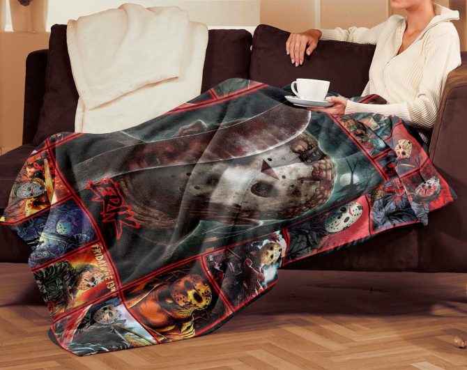 Custom Horror Movie Blanket - Personalized Name, Perfect For Fans & Cozy Nights! - Image 3