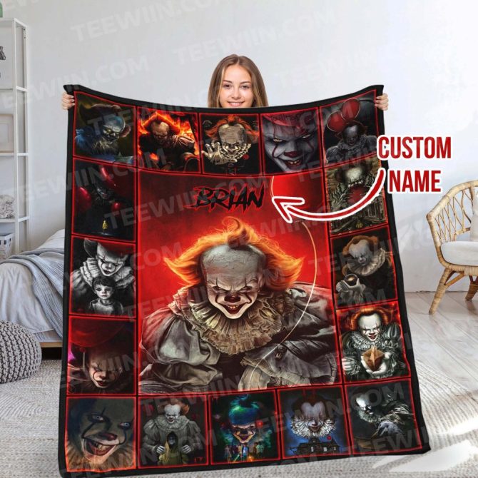 Custom Horror Movie Blanket - Personalized Name Gift - Cozy & Spooky Decor - Best Seller - Image 4