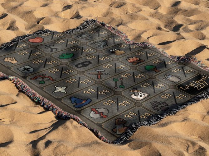 Cozy Retro Rpg Skill Icon Blanket - Perfect Gamer Gift For Ultimate Comfort And Style - Image 4