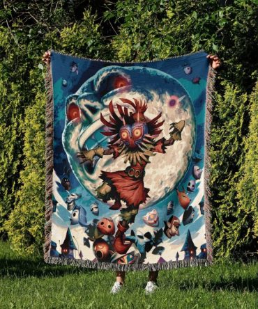 Majestic Moon Tapestry Blanket – Vibrant Art For Home Decor, Cozy & Stylish