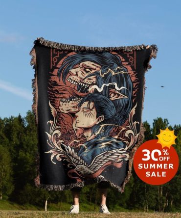 Anime Skull Blanket - Cozy & Stylish Throw