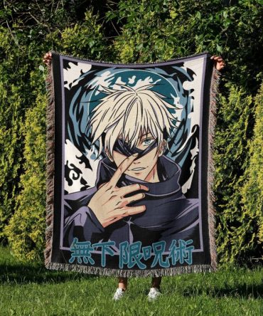 Cozy Anime-Inspired Blanket With Vibrant Design – Perfect For Fans & Home Decor