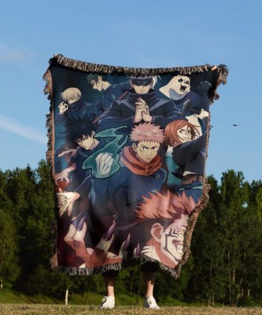 Cozy Anime Throw Blanket - Perfect Gift For Fans , Soft, Vibrant, Durable Design
