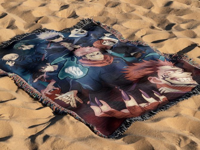 Cozy Anime Throw Blanket - Perfect Gift For Fans , Soft, Vibrant, Durable Design - Image 4
