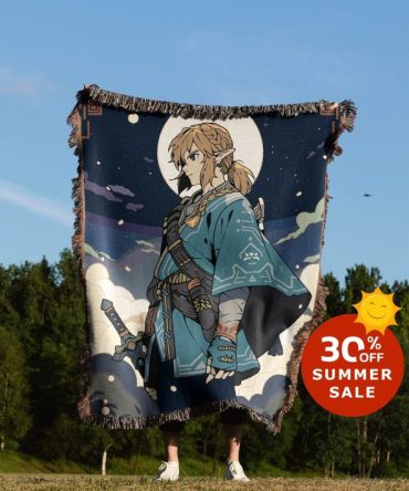 Cozy Warrior Tapestry Blanket - Perfect For Gamers & Collectors