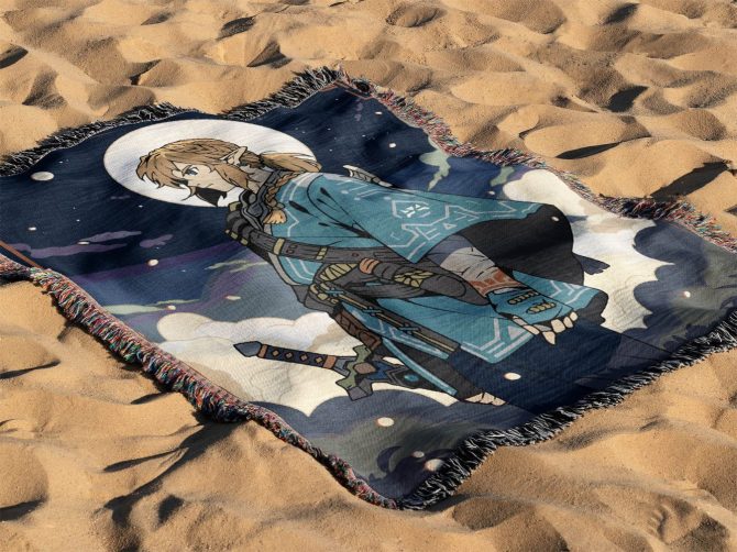Cozy Warrior Tapestry Blanket - Perfect For Gamers & Collectors - Image 2
