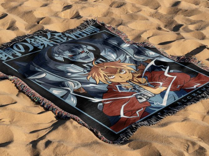 Fullmetal Alchemist Anime Throw Blanket – Cozy, Vibrant Design For Fans - Image 3