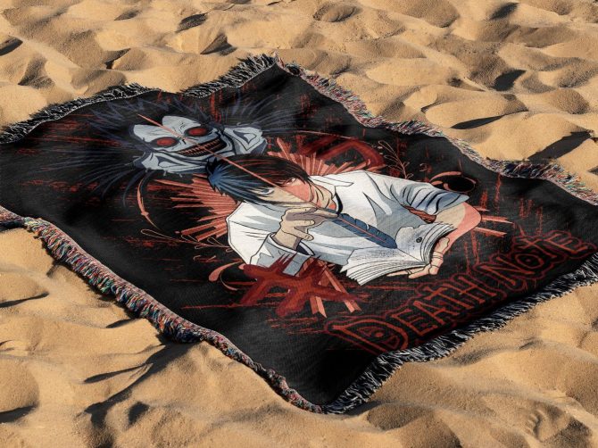 Cozy Death Note Anime Throw Blanket – Stylish & Warm Gift For Fans - Image 3