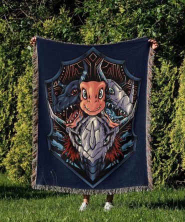 Cozy Dragon Themed Blanket – Vibrant Art For Home & Outdoor Comfort